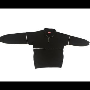Supreme Logo Piping Half-Zip Sweatshirt